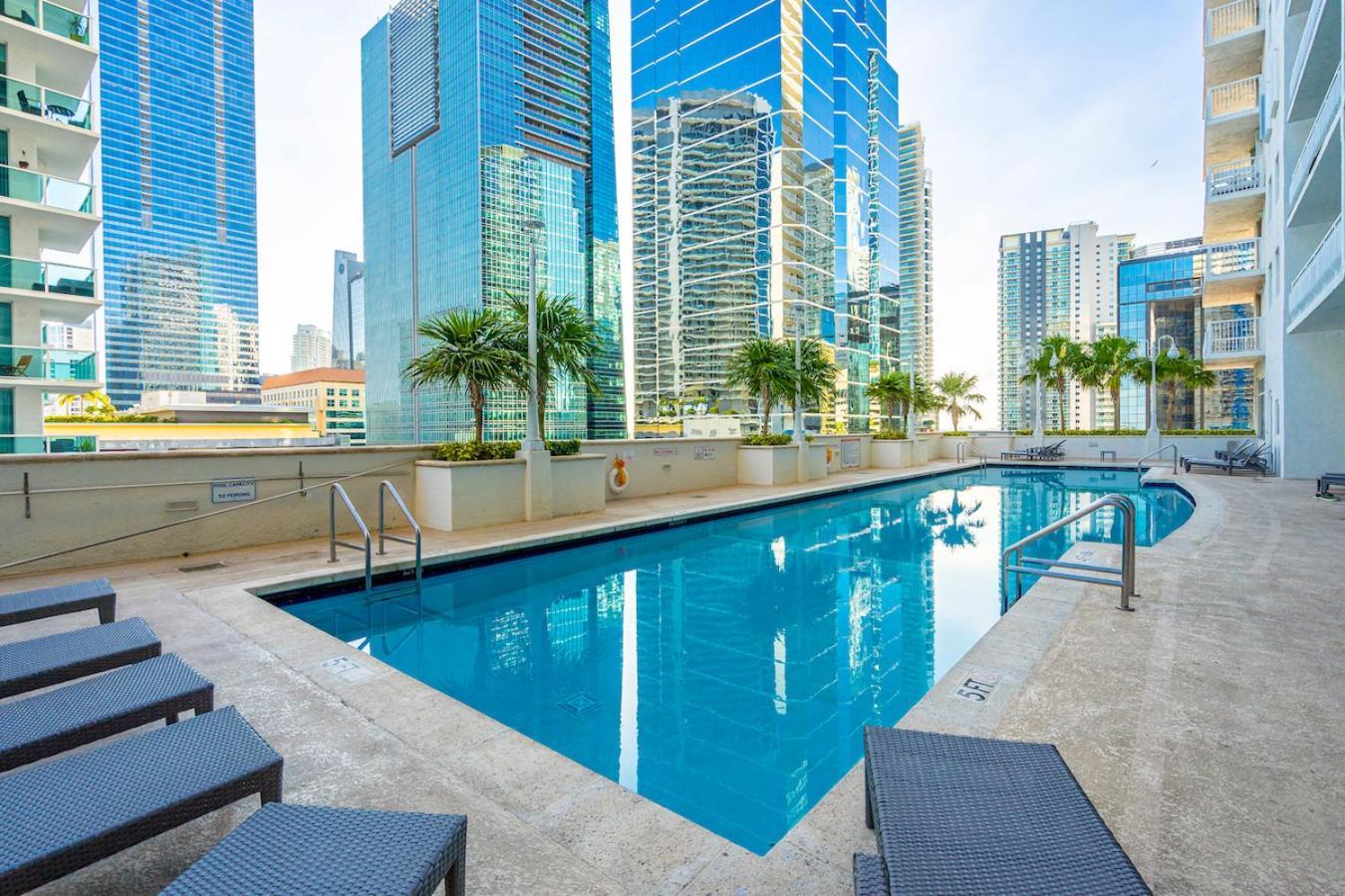 Spacious 2 Bed Unit In Brickell With Free Parking Miami Esterno foto